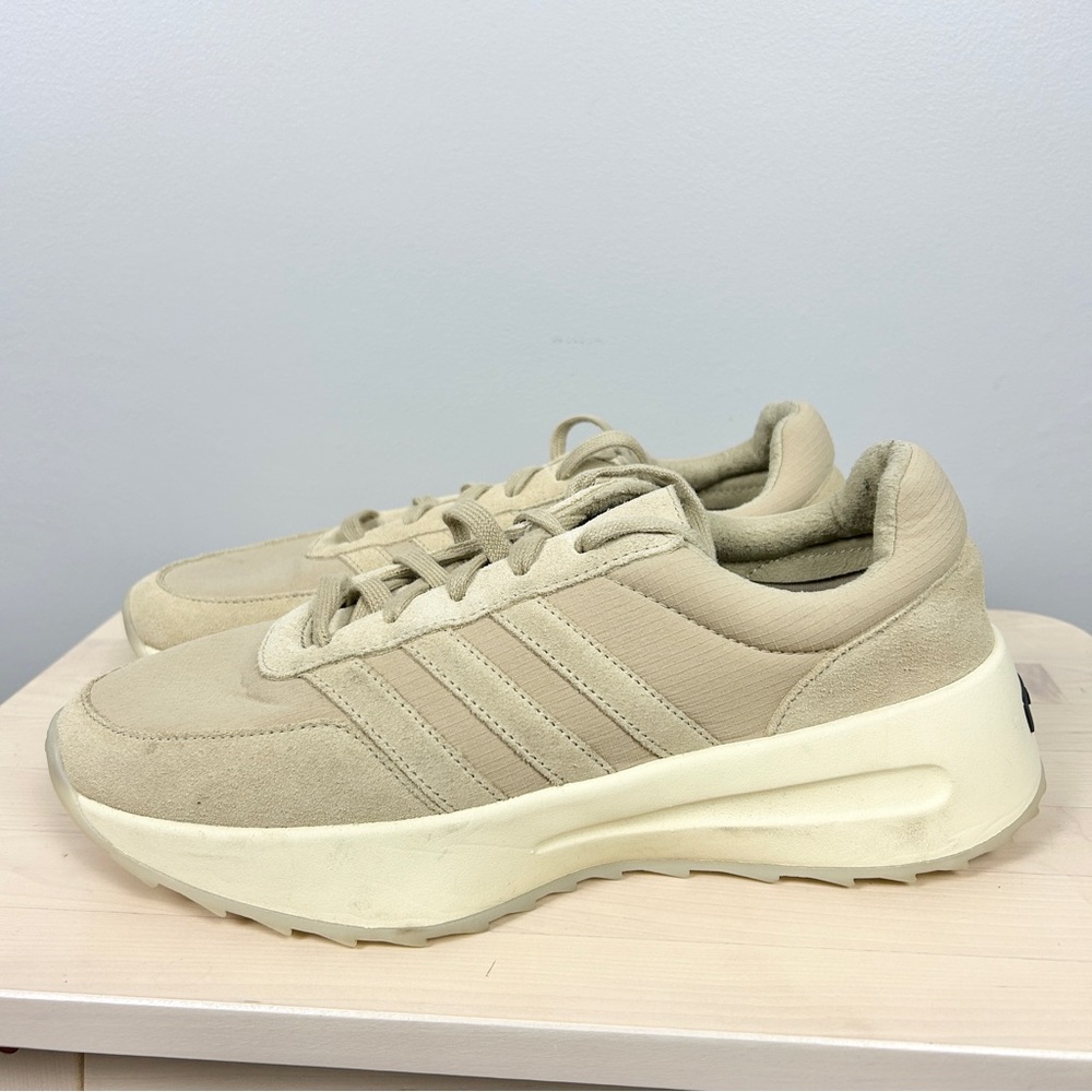 Adidas X Fear of God Athletics Los Angeles Runner Sneaker Clay‎ Suede Men's 9